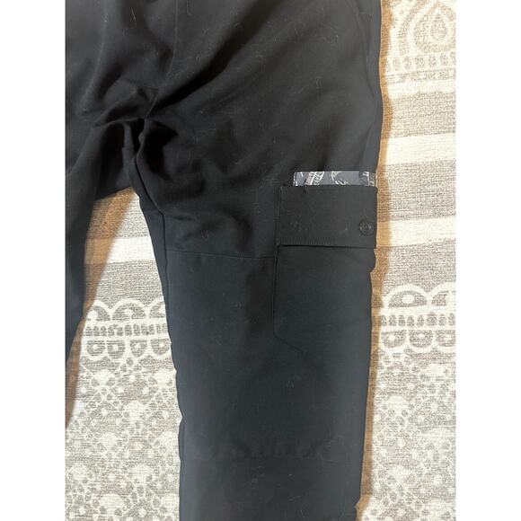 Figs Mens Black Scrub Pants Medical‎ Nurse Cargo Size Small - Picture 6 of 9